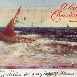 Vintage Postkaart Kerstmis 1904