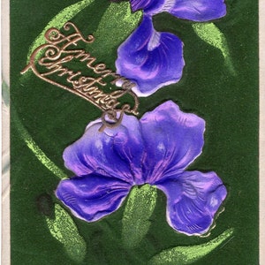 Vintage Post Card Kerstmis