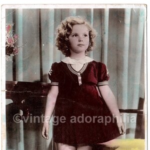 Vintage Postkaart Shirley Tempel