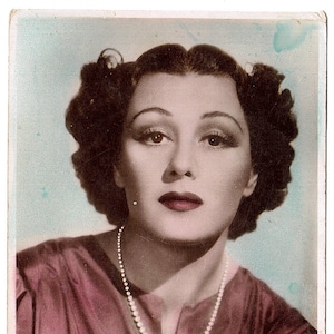 Vintage Postkaart Gladys Swarthout