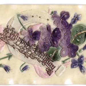 Vintage Post Card Happy Birthday 1909