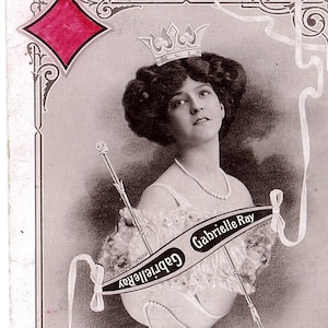 Vintage Postkaart Miss Gabrielle Ray - Actrice