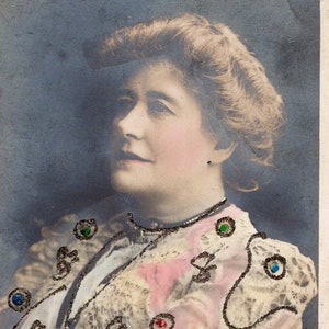 Vintage Postkaart Miss Ellen Terry