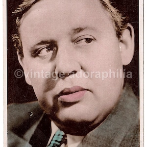 Vintage Postkaart Charles Loughton