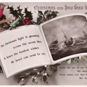 Vintage Postkaart Kerst PostCard 1911
