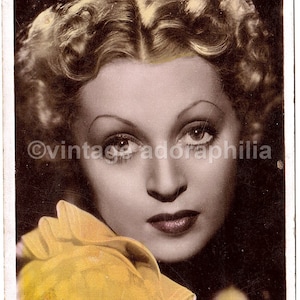 Vintage Postkaart Lilli Palmer