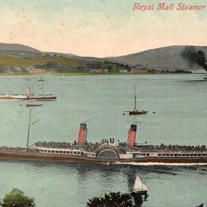Vintage Postkaart RMS Columba