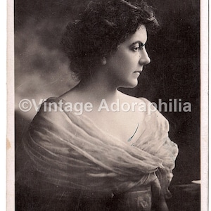Vintage Postkaart Miss Lena Ashwell