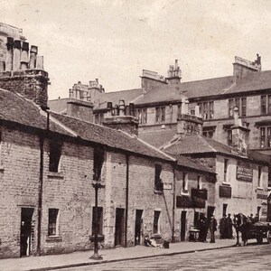 Vintage Postkarte Old Partick