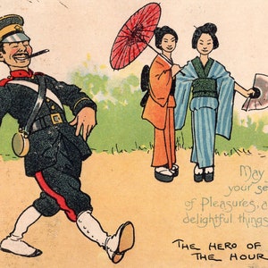Vintage Postkaart Kerstmis 1905