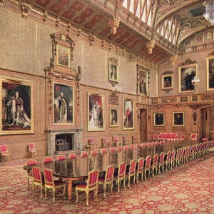 Vintage Post Card Windsor Castle Set van drie kaarten