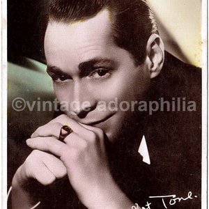 Vintage Postkaart Franchot Toon