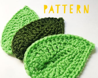 Crochet Leaf Pattern | Crochet Tropical Leaf Instructions | DIY Autumn Leaves Pattern