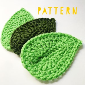 Crochet Leaf Pattern | Crochet Tropical Leaf Instructions | DIY Autumn Leaves Pattern