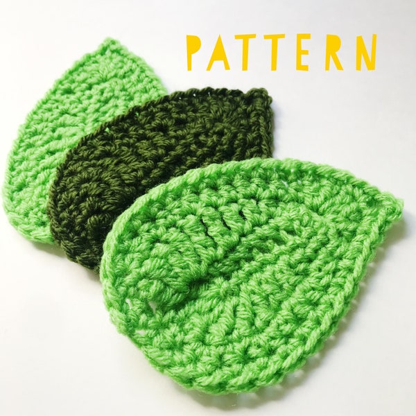 Crochet Leaf Pattern | Crochet Tropical Leaf Instructions | DIY Autumn Leaves Pattern