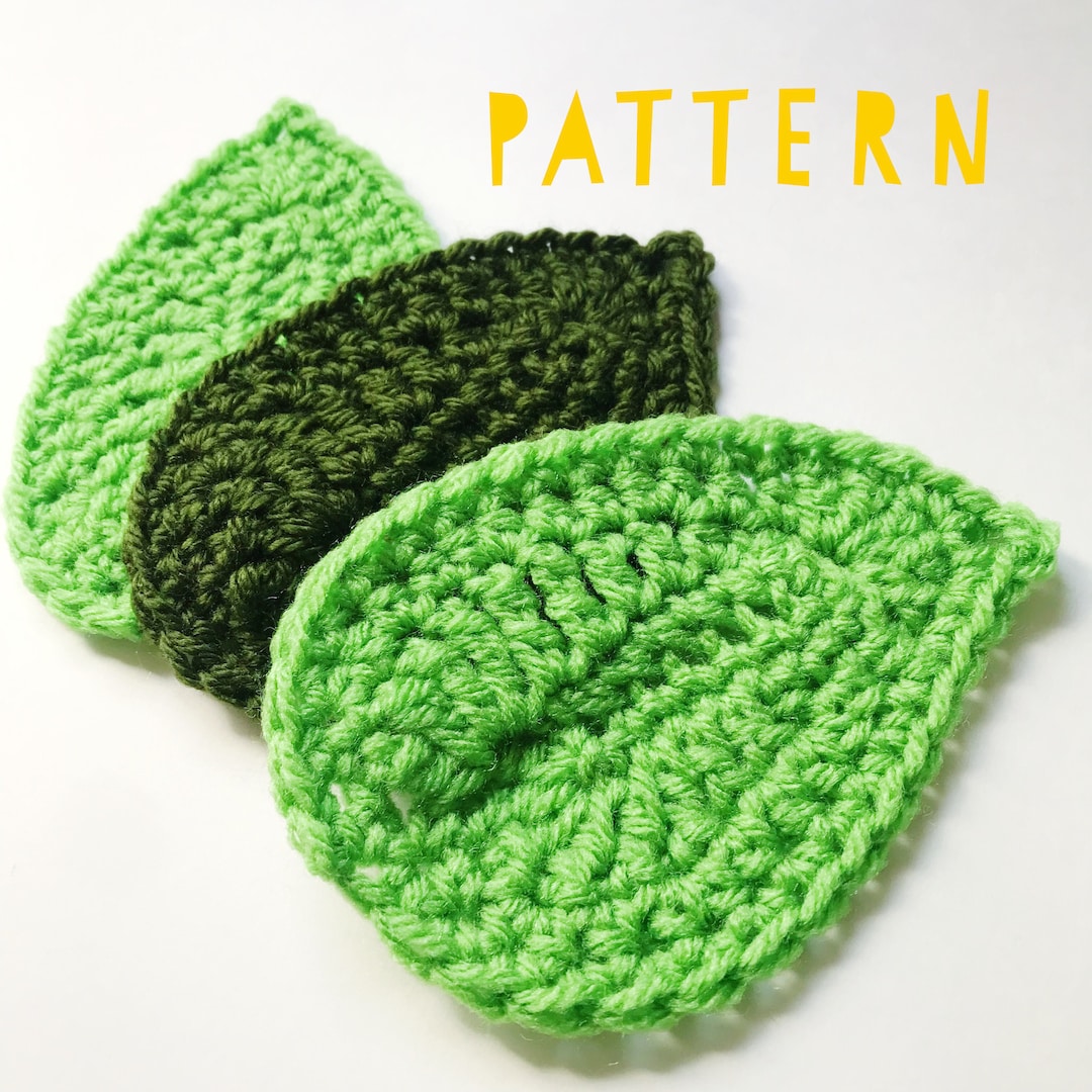 Crochet Leaf Pattern Crochet Tropical Leaf Instructions DIY Autumn