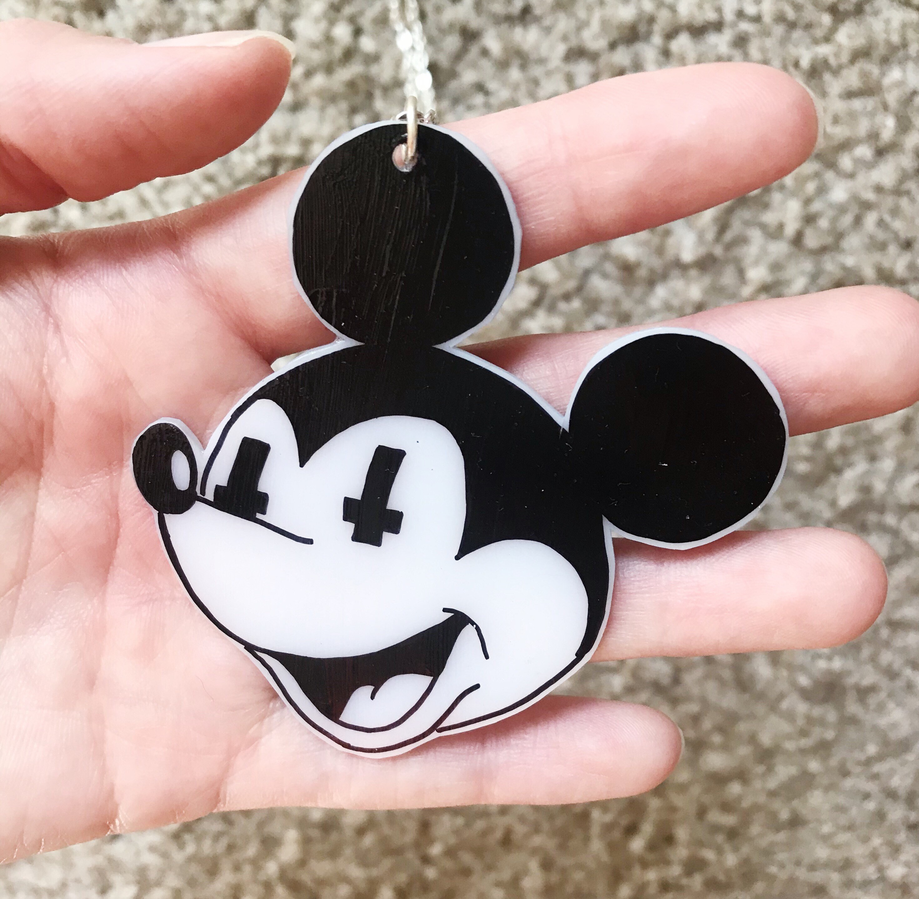 トップス vintage mickey satan design track jersey Satanic Mickey Tee - Etsy