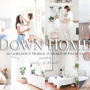 10 Bright Indoors Mobile Lightroom Presets, Down Home Presets, Natural and Bright Presets, Interior Presets, Clean Presets for Mobile edits