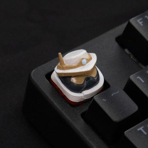 Masked Agent Keycap | Custom Keycap | Artisan Resin Keycap | Game Character| Gamer Keycap | Cherry MX Keycap | Stealth-Inspired Keycap
