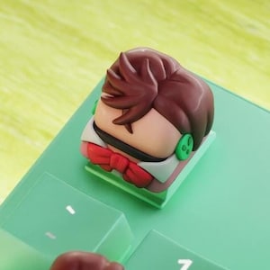 Cute Girl Keycap | Artisan Keycap | Gaming Keycap | Anime Keycap | Custom Keycap | IK8