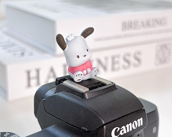 Cute Puppy Camera Hot Shoe Cover | Universal Fit | Plastic | Kawaii Dog Inspired Style | Camera Accessory Decor | For Photographers