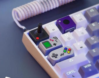 Video Game Keycap | Atari 2600 | Gameboy | Gamecube | SNES Controller | Gaming Keycap | Artisan Keycap | Custom Keycap | Handpainted Resin