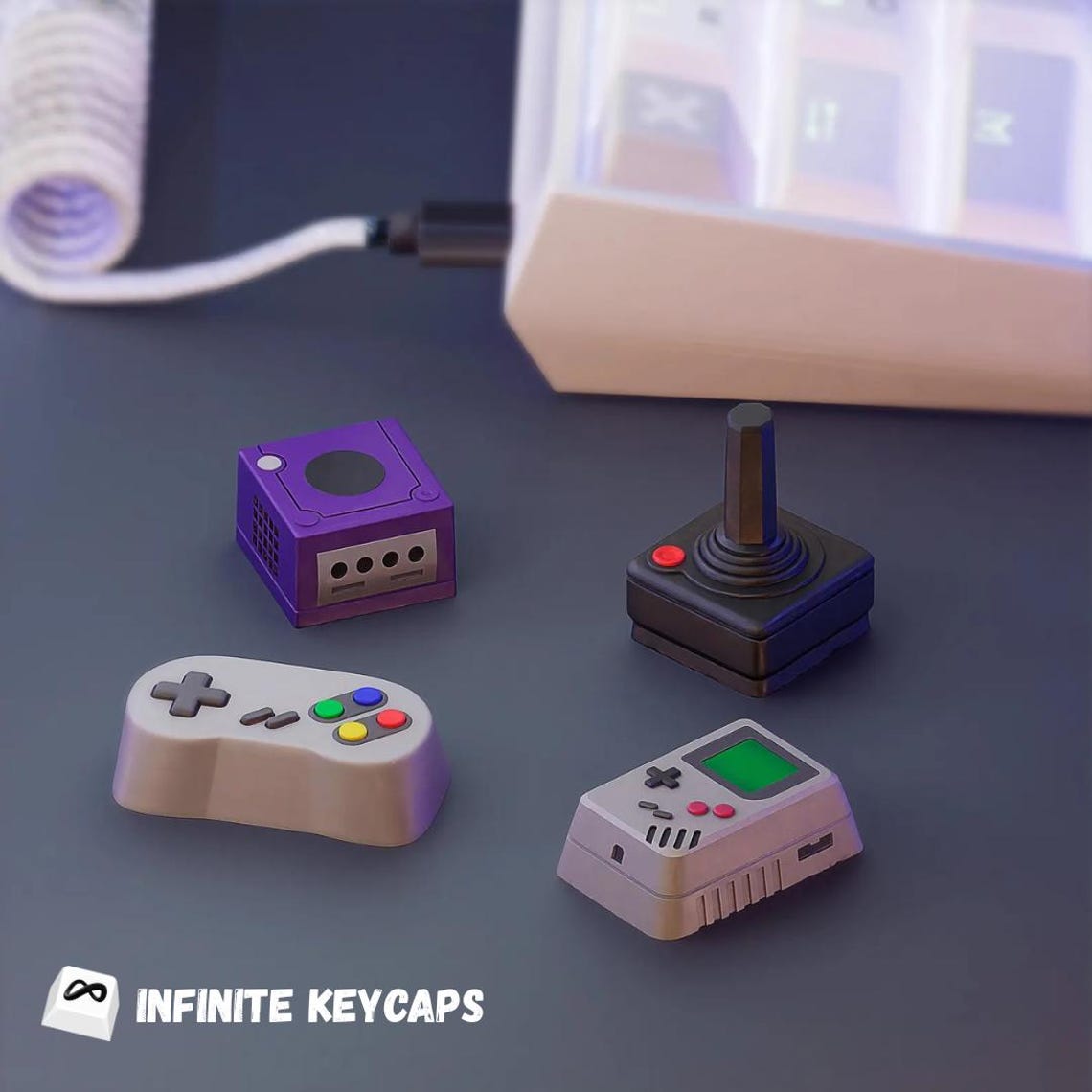 Video Game Keycap | Atari 2600 | Gameboy | Gamecube | SNES Controller ...