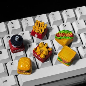 Fast Food Keycap | Artisan Keycap | Custom Keycap