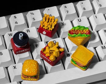 Fast Food Keycap | Artisan Keycap | Custom Keycap