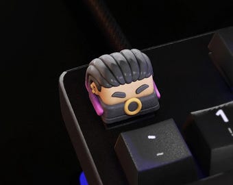 Purple Demon Keycap | Custom Keycap | Premium Quality Keycap | Game Character Keycap | Gamer Keycap | Resin Keycap | Gothic Gaming Keycap