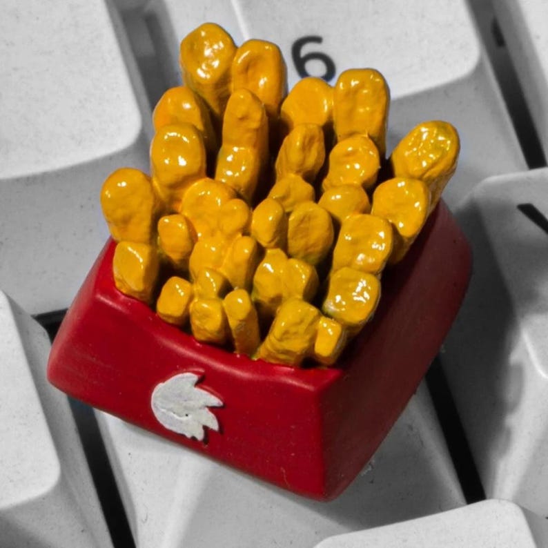 Fast Food Keycap | Artisan Keycap | Custom Keycap - Etsy