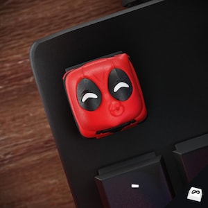 Red Mask Trickster Keycap | Custom Keycap | Anime Keycap | Resin Keycap | Mechanical Keyboard | Keycap Set | Birthday Gift | Gift for Gamer