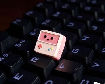 Retro Arcade Keycap | Cute Artisan Keycap for Mechanical Keyboard | Cherry Profile Handmade Gaming Gift Desk Setup