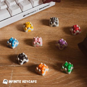 Dino Buddy Keycap | Artisan Keycap | Choose Your Color | Gaming Keycap | Custom Mechanical Keyboard | Keyboard Charm for Gamers