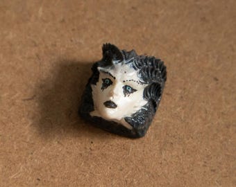 Shadow Empress Artisan Keycap | Custom Keycap | Gaming Keycap | Gift | Mechanical Keyboard | Keyboard Charms | Cherry MX Switches