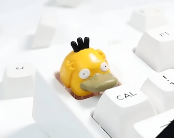 Yellow Duck Keycap | Artisan Keycap | Custom Keycap | Anime Keycap | Resin Keycap | Mechanical Keyboard | Gift for Him | Birthday Gift | IK2