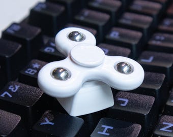 Spinner Fidget Keycap | 3D Printed Mechanical Keyboard Keycap | Stress Relief Spin Keycap | MX Compatible Desk Toy
