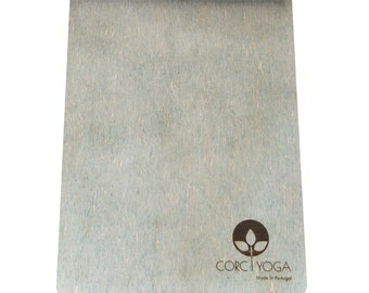 Blue Cork Yoga Mat, Natural Cork Yoga Mat Algarve, Natural Cork Wood, Organic, Eco-friendly, Vegan Yoga Mat