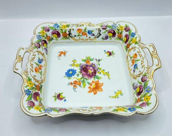 Noritake China Japan Dresdena Handled Dish - Etsy