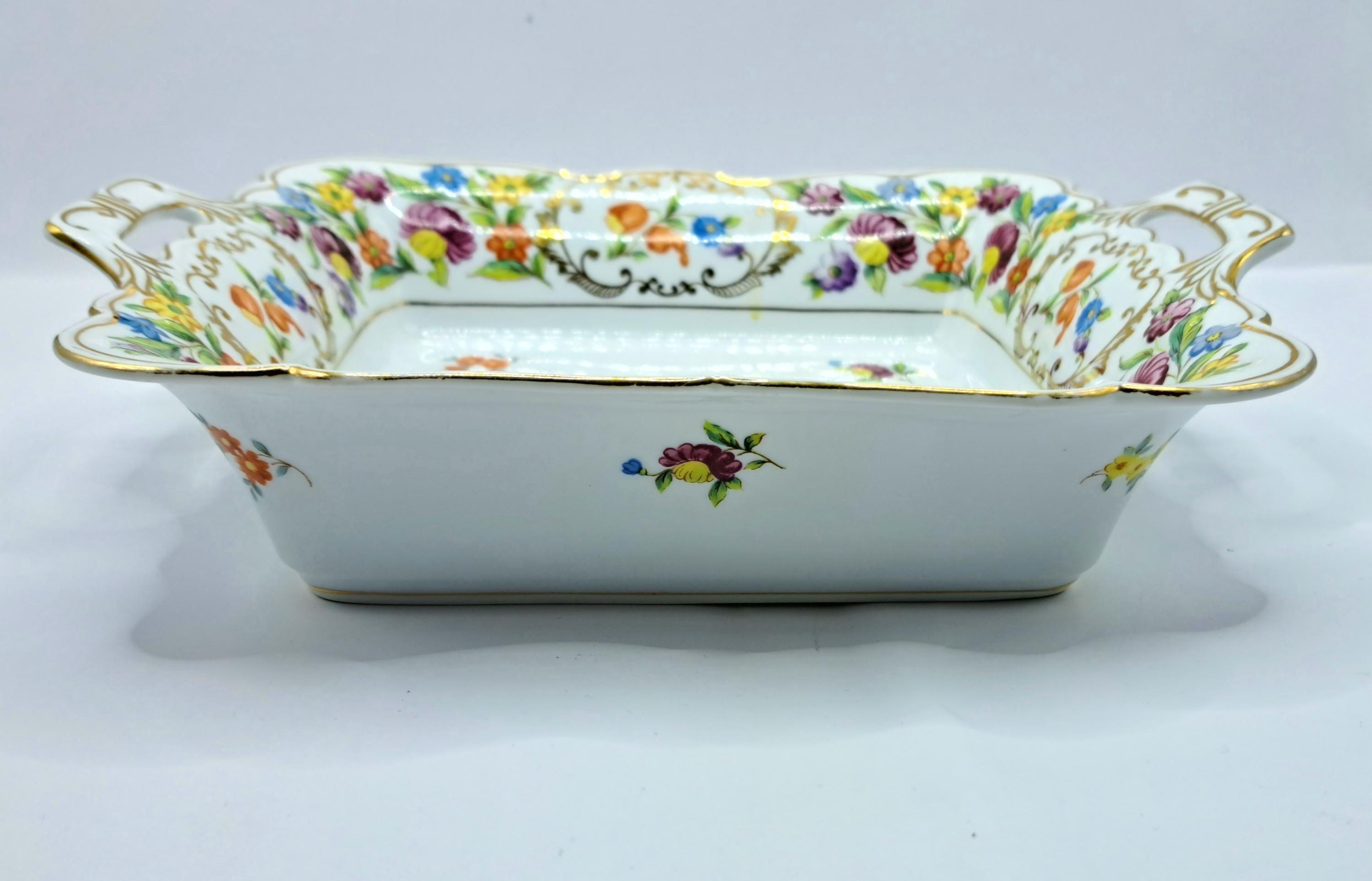 Noritake China Japan Dresdena Handled Dish - Etsy