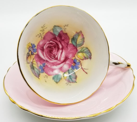 Rare Paragon Cabbage Rose Bone China Teacup and Saucer - Etsy Canada