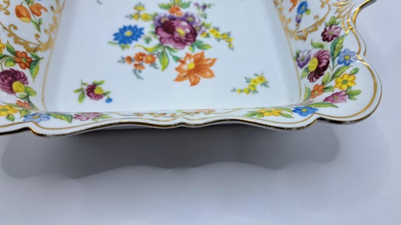 Noritake China Japan Dresdena Handled Dish - Etsy
