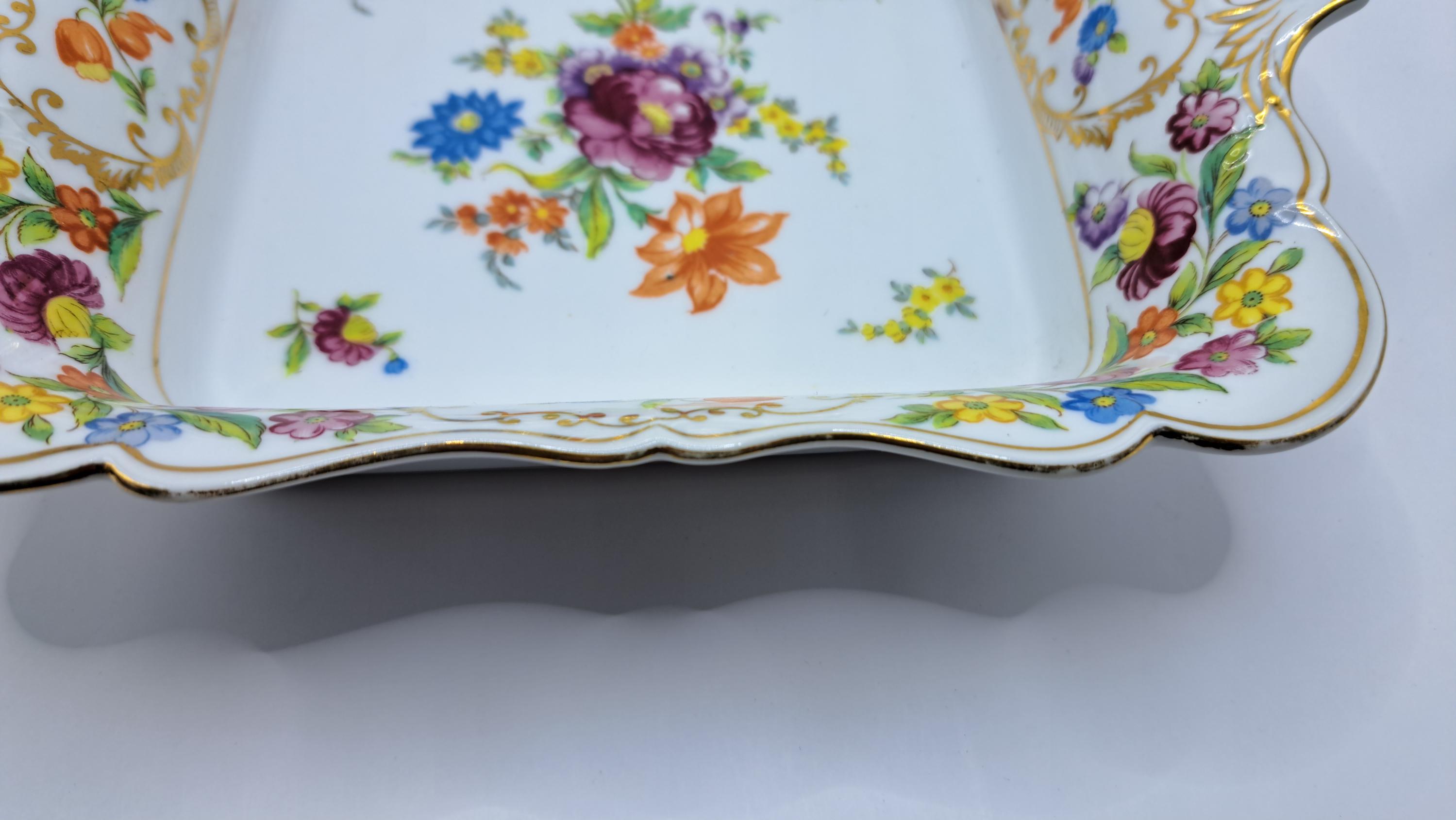 Noritake China Japan Dresdena Handled Dish - Etsy