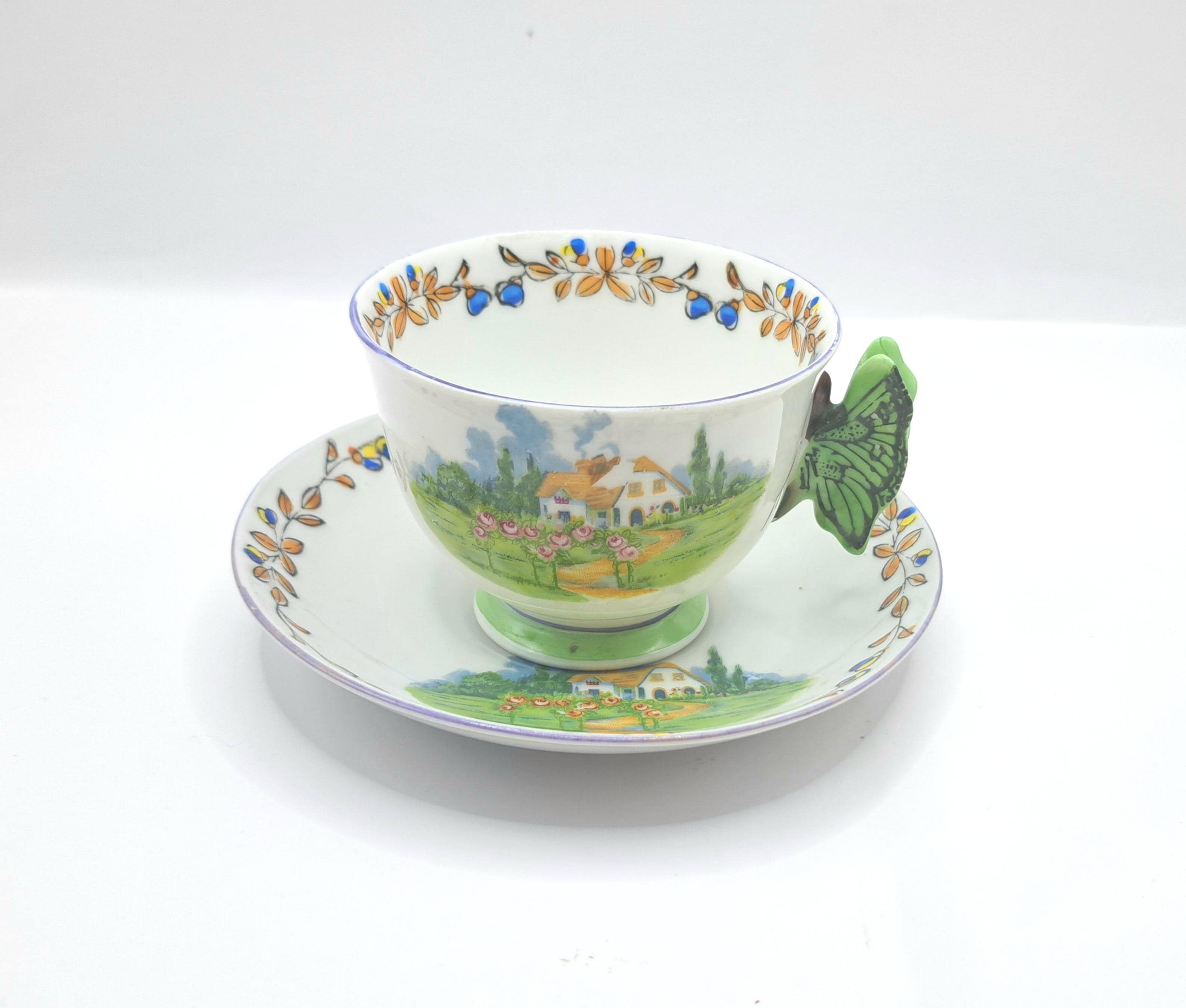 Butterfly tea cup - Etsy 日本