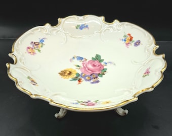 Alka Bavaria, Fine Kobalt, Bone China Teacup Saucer Plate Trio