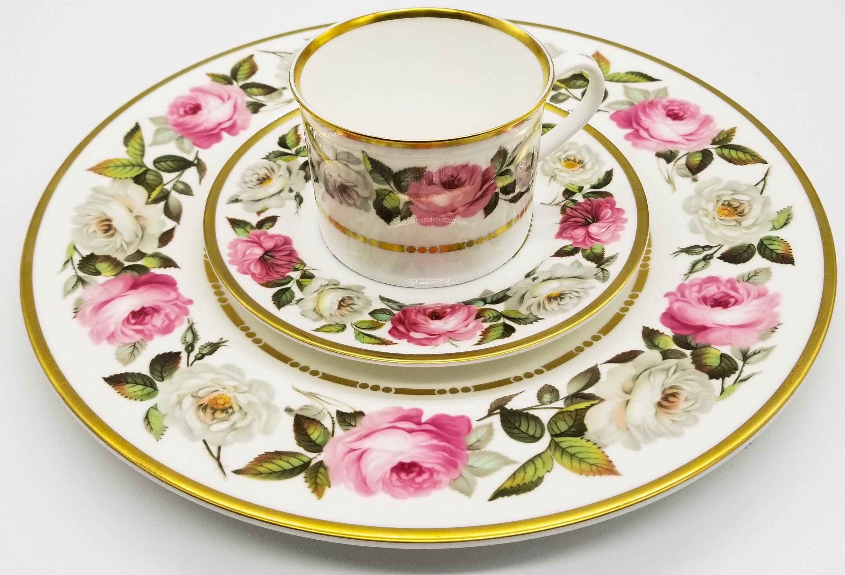 ロイヤルウースター「ロイヤルガーデン」トリオ（英国製） - Etsy 日本 