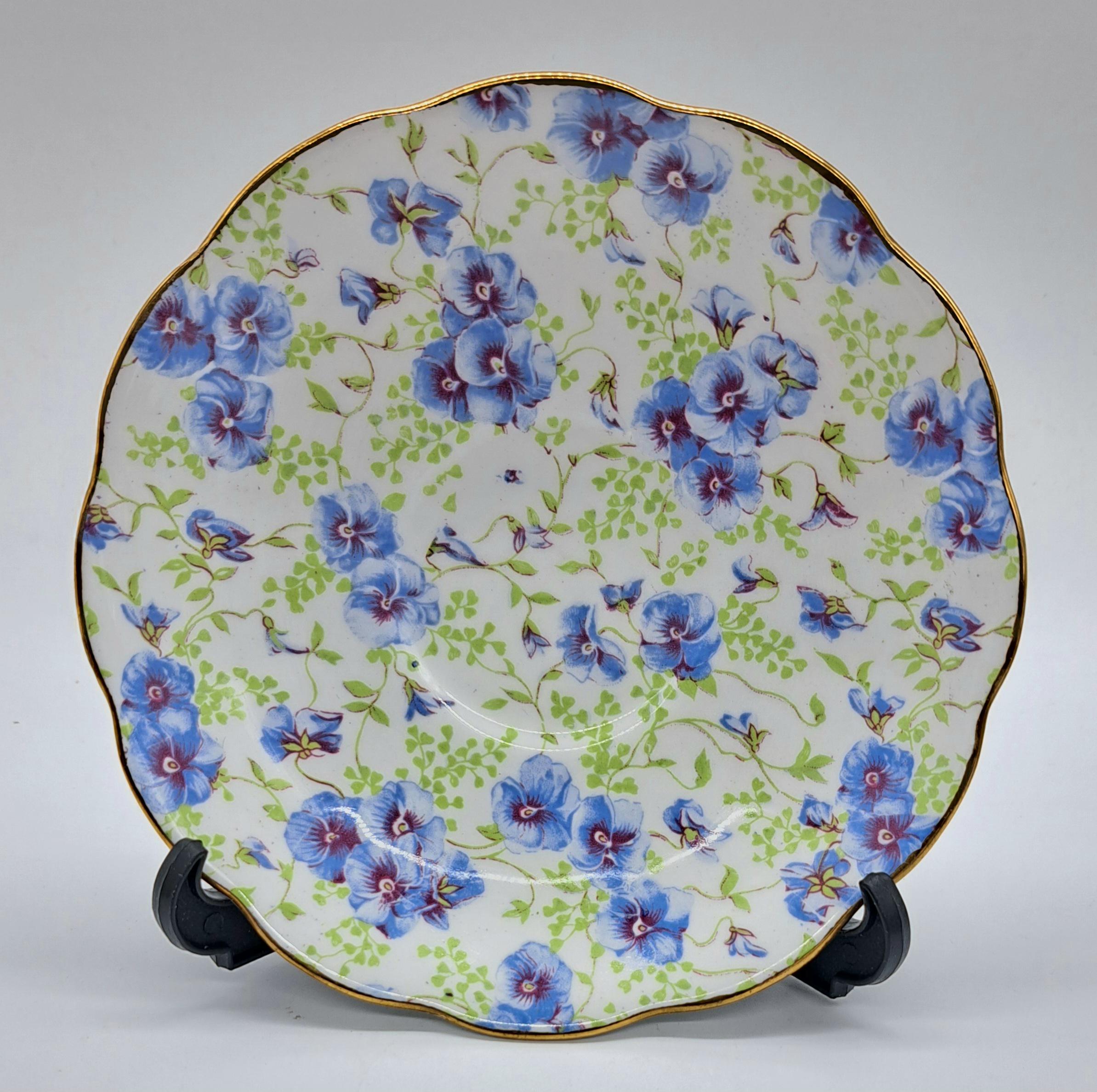 ロイヤルアルバート チンツ ティーカップ＆ソーサー：パンジー