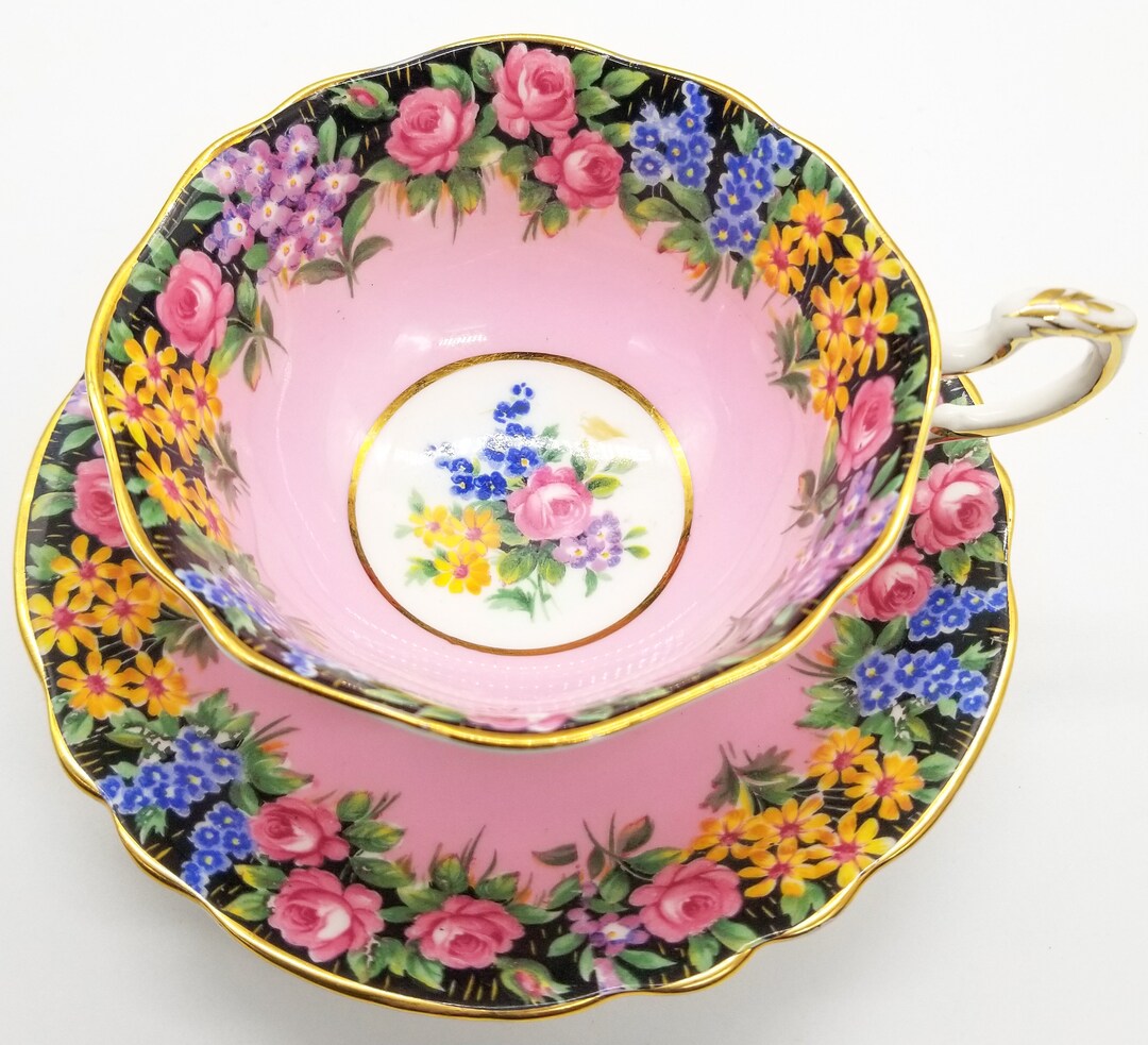 Lovely Paragon Teacup and Saucer , Made in England, Bone China Teacup