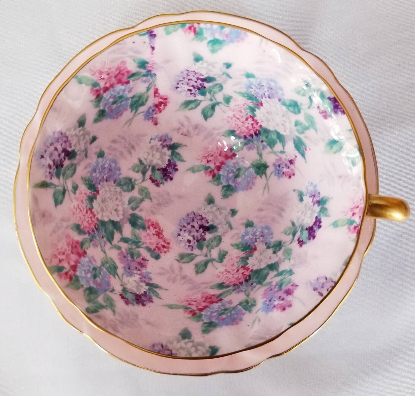 Shelley Oleander teacup and saucer light pink summer glory Etsy