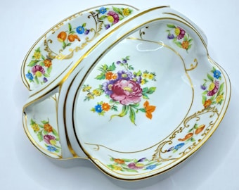 Noritake China Japan Dresdena Handled Dish - Etsy